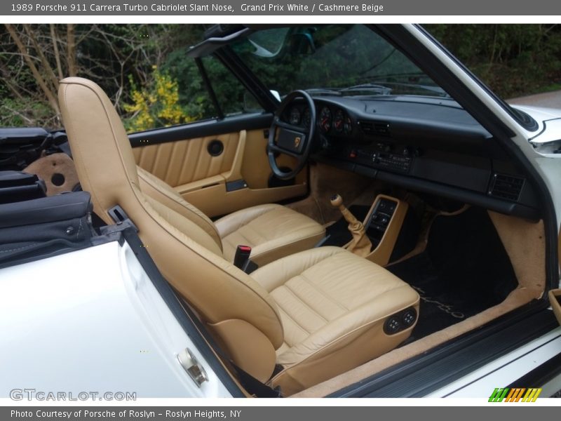 Front Seat of 1989 911 Carrera Turbo Cabriolet Slant Nose