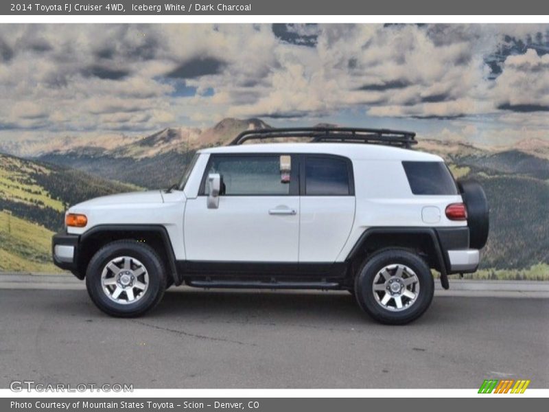 Iceberg White / Dark Charcoal 2014 Toyota FJ Cruiser 4WD