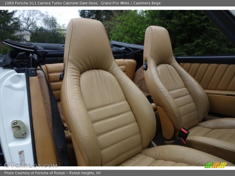 Front Seat of 1989 911 Carrera Turbo Cabriolet Slant Nose
