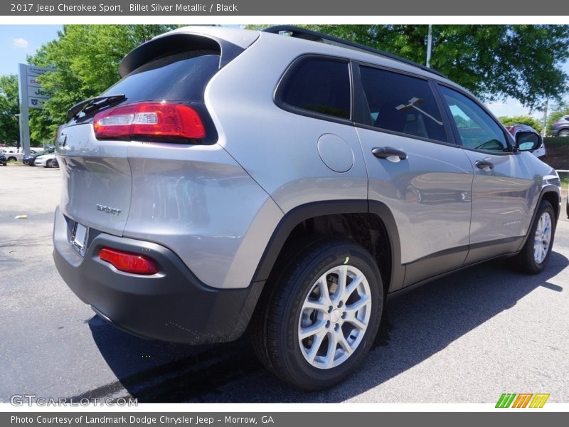 Billet Silver Metallic / Black 2017 Jeep Cherokee Sport