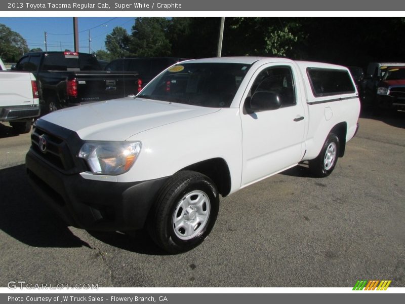 Super White / Graphite 2013 Toyota Tacoma Regular Cab