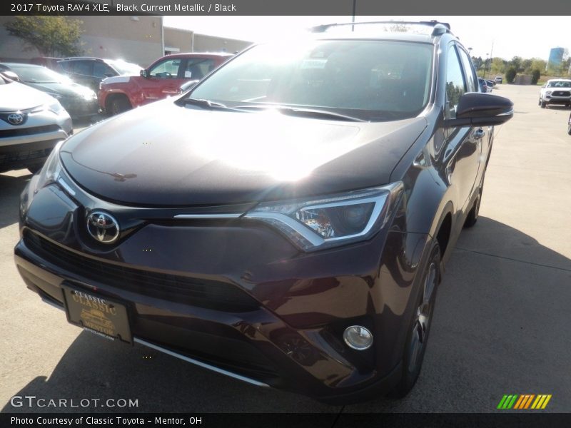 Black Current Metallic / Black 2017 Toyota RAV4 XLE