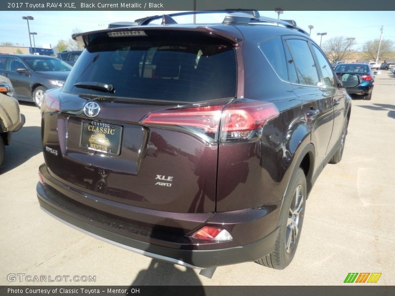 Black Current Metallic / Black 2017 Toyota RAV4 XLE