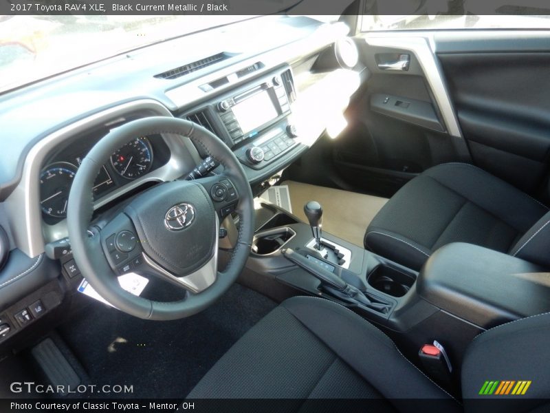 Black Current Metallic / Black 2017 Toyota RAV4 XLE
