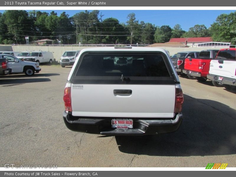 Super White / Graphite 2013 Toyota Tacoma Regular Cab