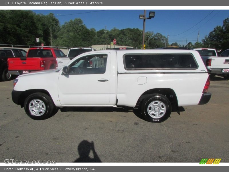 Super White / Graphite 2013 Toyota Tacoma Regular Cab