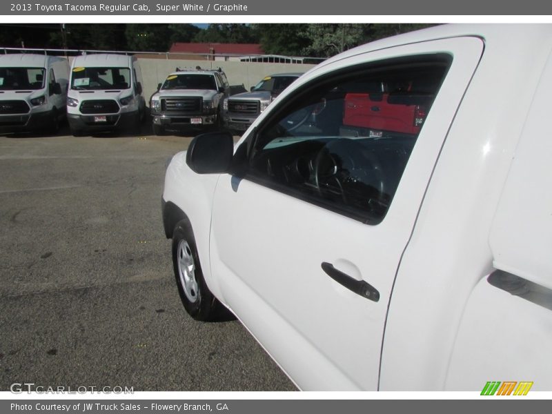 Super White / Graphite 2013 Toyota Tacoma Regular Cab