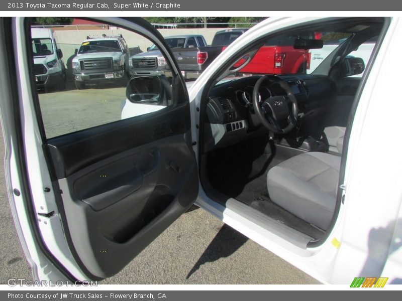 Super White / Graphite 2013 Toyota Tacoma Regular Cab