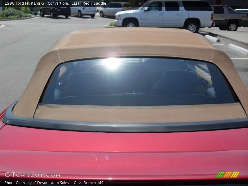 Laser Red / Saddle 1998 Ford Mustang GT Convertible