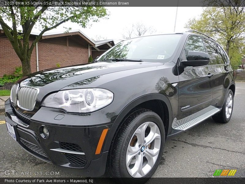 Black Sapphire Metallic / Cinnamon Brown 2013 BMW X5 xDrive 35d