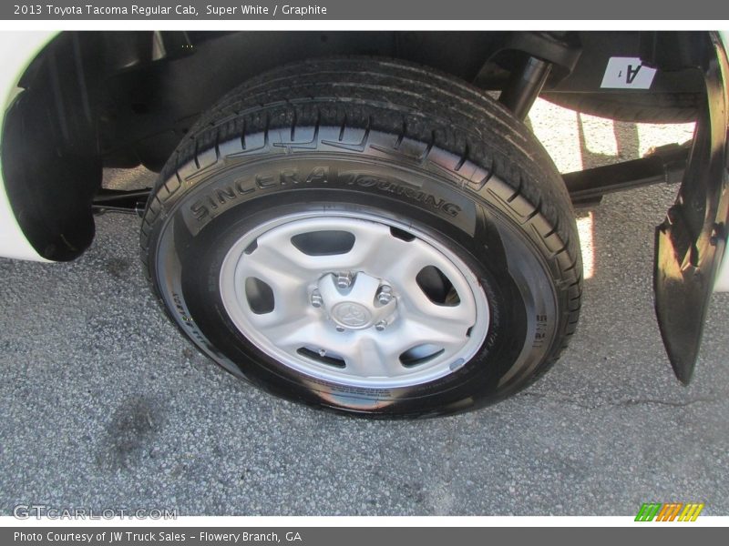 Super White / Graphite 2013 Toyota Tacoma Regular Cab
