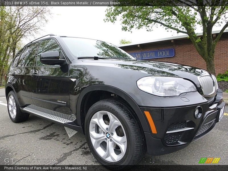 Black Sapphire Metallic / Cinnamon Brown 2013 BMW X5 xDrive 35d