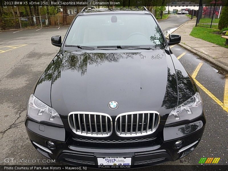 Black Sapphire Metallic / Cinnamon Brown 2013 BMW X5 xDrive 35d