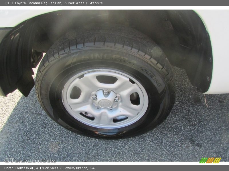 Super White / Graphite 2013 Toyota Tacoma Regular Cab