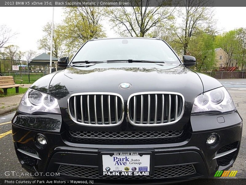 Black Sapphire Metallic / Cinnamon Brown 2013 BMW X5 xDrive 35d