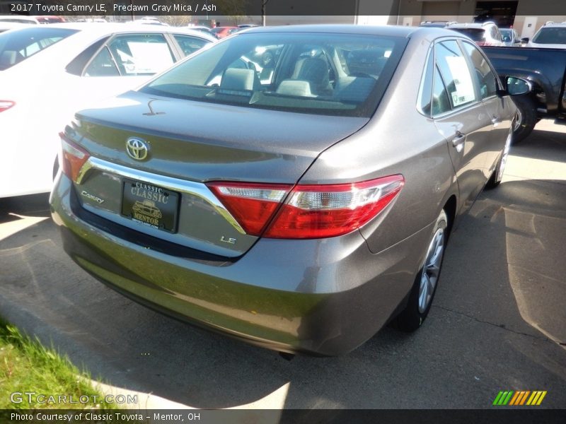 Predawn Gray Mica / Ash 2017 Toyota Camry LE