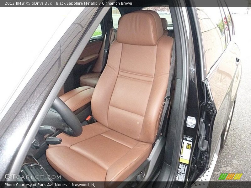 Black Sapphire Metallic / Cinnamon Brown 2013 BMW X5 xDrive 35d