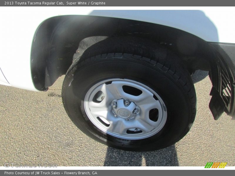 Super White / Graphite 2013 Toyota Tacoma Regular Cab