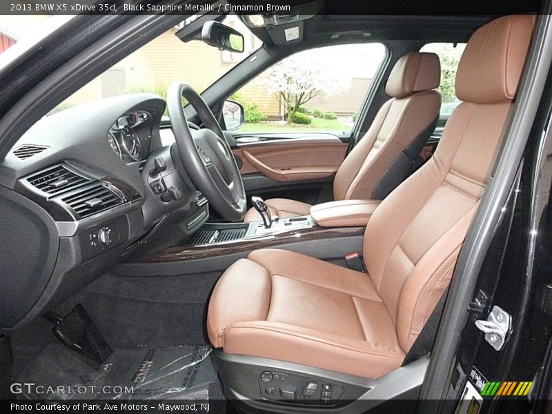 Black Sapphire Metallic / Cinnamon Brown 2013 BMW X5 xDrive 35d