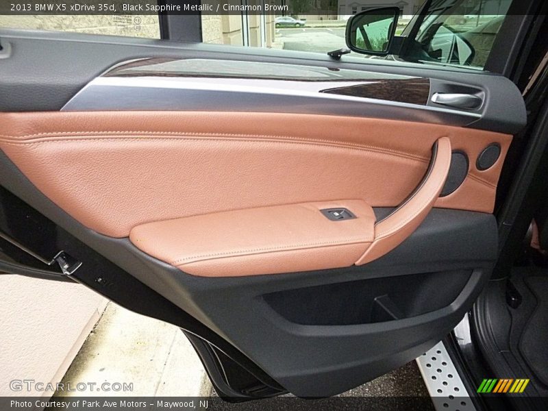 Black Sapphire Metallic / Cinnamon Brown 2013 BMW X5 xDrive 35d