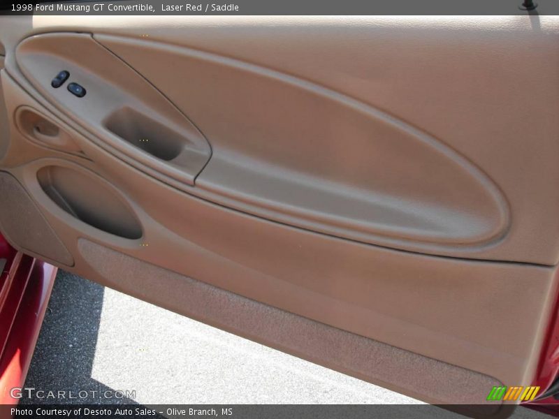 Laser Red / Saddle 1998 Ford Mustang GT Convertible