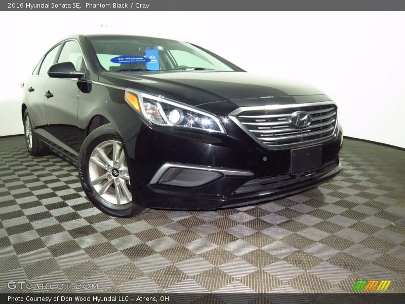 Phantom Black / Gray 2016 Hyundai Sonata SE