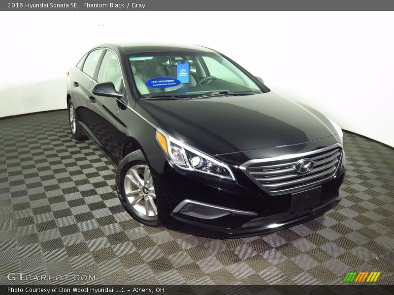 Phantom Black / Gray 2016 Hyundai Sonata SE