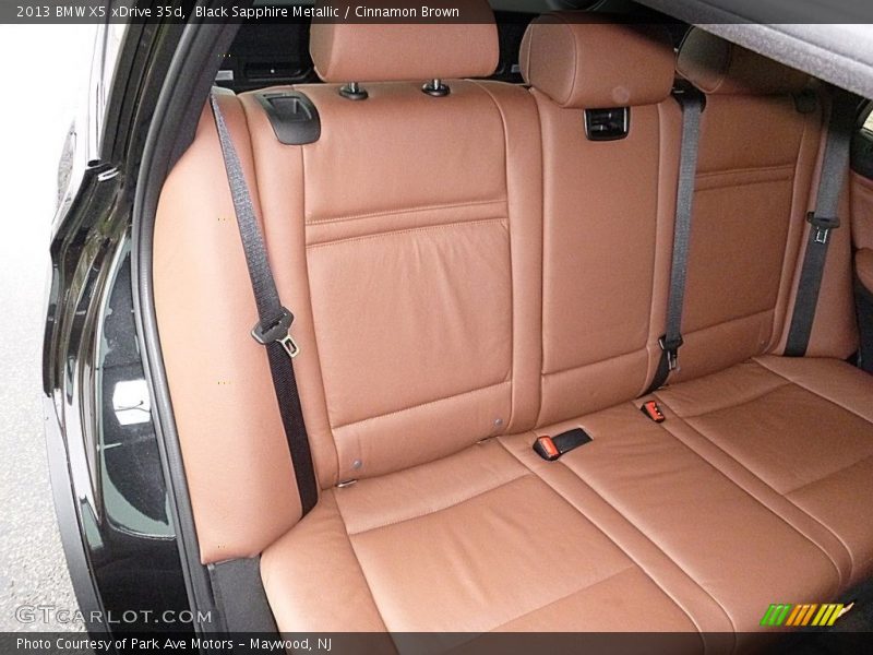 Rear Seat of 2013 X5 xDrive 35d
