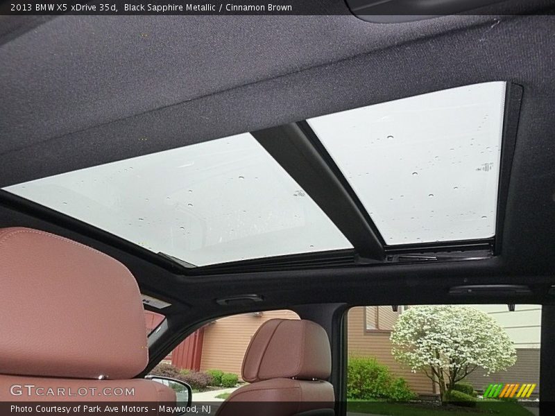 Black Sapphire Metallic / Cinnamon Brown 2013 BMW X5 xDrive 35d
