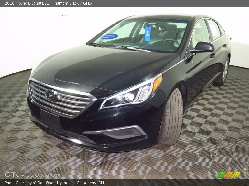 Phantom Black / Gray 2016 Hyundai Sonata SE