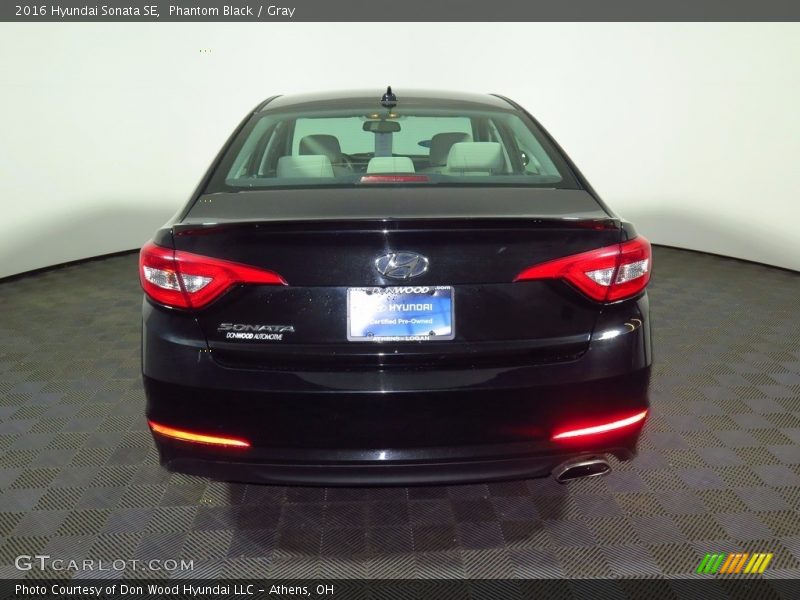 Phantom Black / Gray 2016 Hyundai Sonata SE