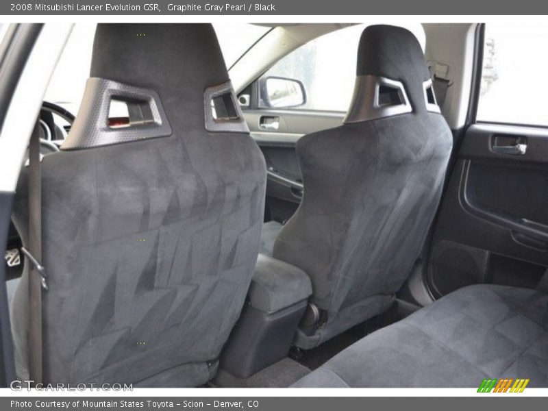 Graphite Gray Pearl / Black 2008 Mitsubishi Lancer Evolution GSR