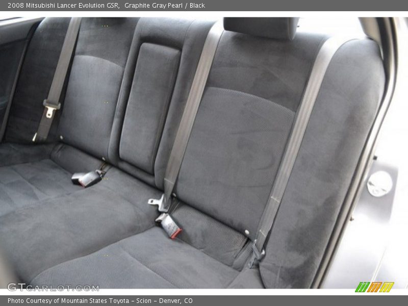 Graphite Gray Pearl / Black 2008 Mitsubishi Lancer Evolution GSR