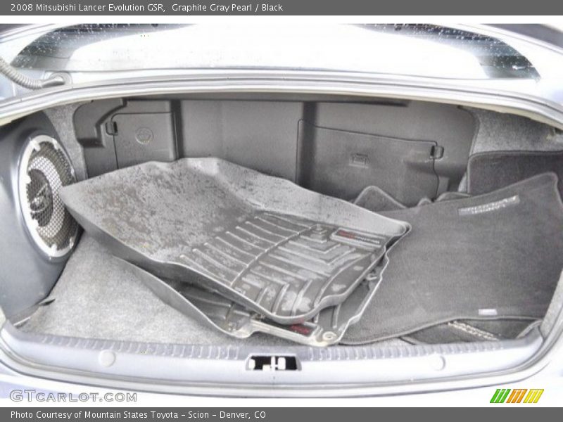 Graphite Gray Pearl / Black 2008 Mitsubishi Lancer Evolution GSR