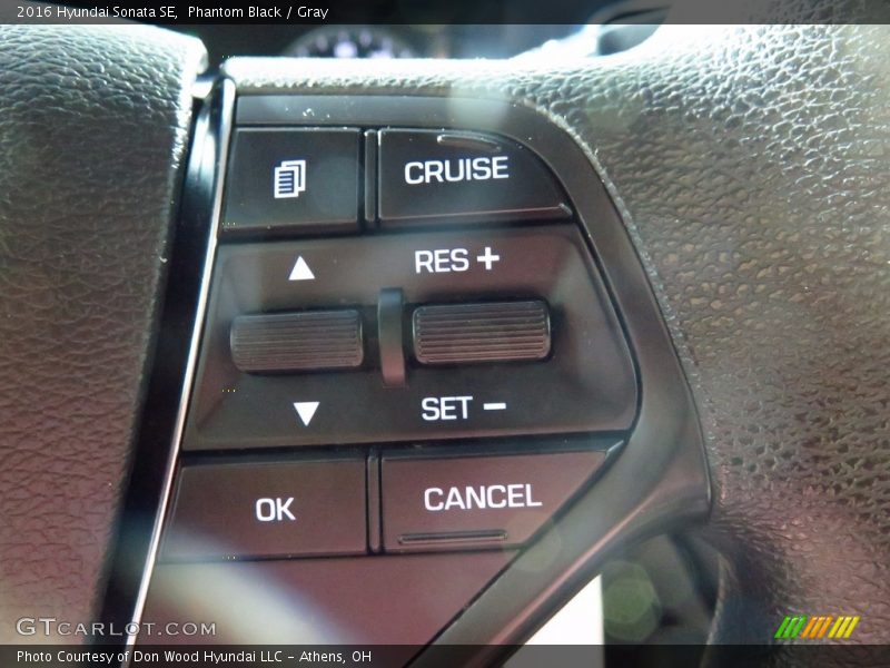 Phantom Black / Gray 2016 Hyundai Sonata SE