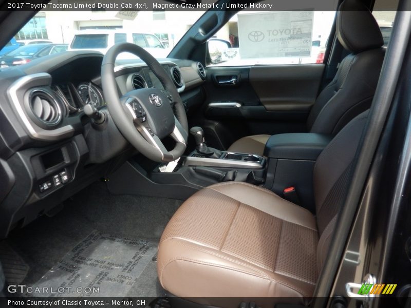 Magnetic Gray Metallic / Limited Hickory 2017 Toyota Tacoma Limited Double Cab 4x4
