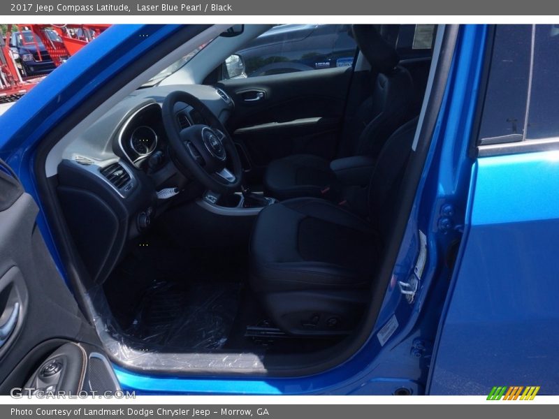 Laser Blue Pearl / Black 2017 Jeep Compass Latitude
