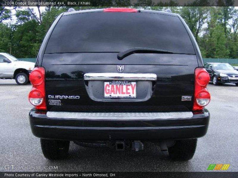 Black / Khaki 2004 Dodge Durango Limited 4x4