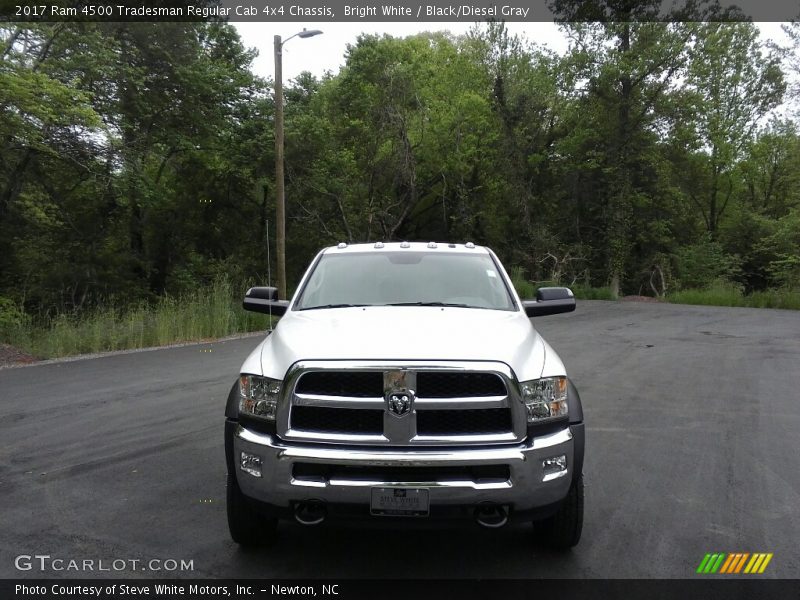 Bright White / Black/Diesel Gray 2017 Ram 4500 Tradesman Regular Cab 4x4 Chassis