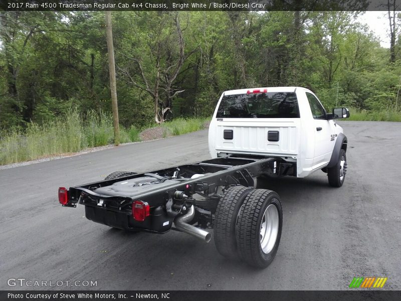 Bright White / Black/Diesel Gray 2017 Ram 4500 Tradesman Regular Cab 4x4 Chassis