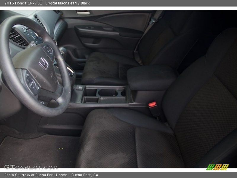 Crystal Black Pearl / Black 2016 Honda CR-V SE