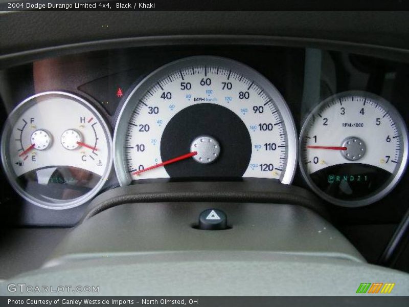 Black / Khaki 2004 Dodge Durango Limited 4x4