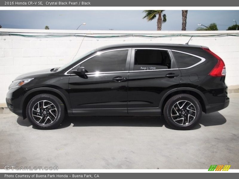 Crystal Black Pearl / Black 2016 Honda CR-V SE