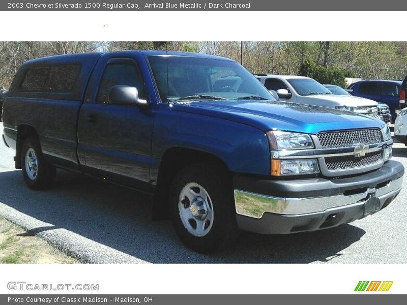 Front 3/4 View of 2003 Silverado 1500 Regular Cab