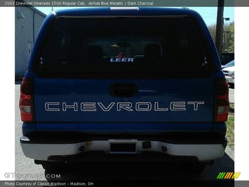 Arrival Blue Metallic / Dark Charcoal 2003 Chevrolet Silverado 1500 Regular Cab