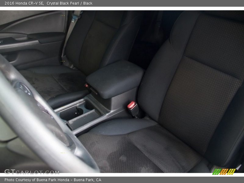 Crystal Black Pearl / Black 2016 Honda CR-V SE