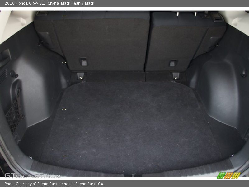Crystal Black Pearl / Black 2016 Honda CR-V SE