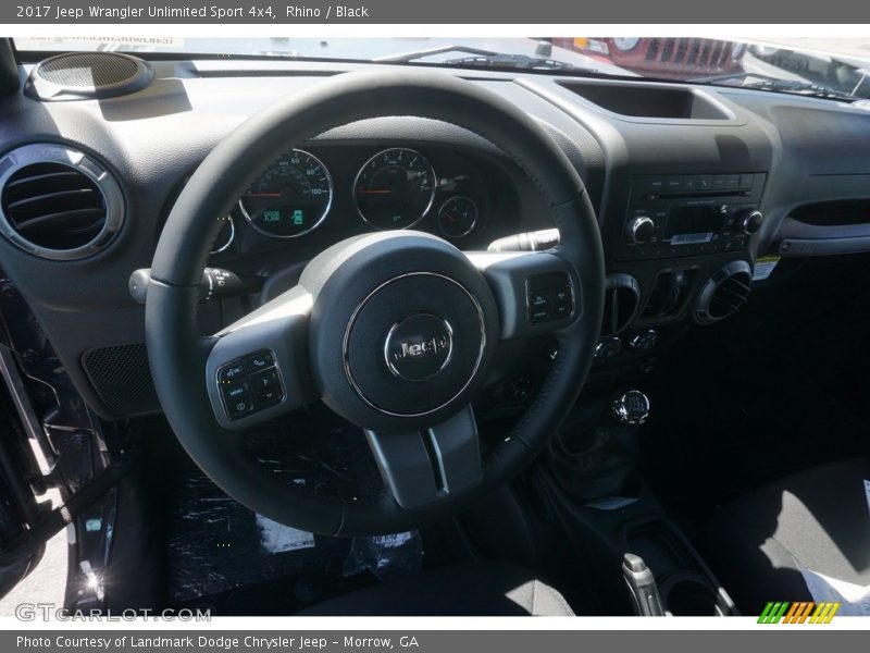 Rhino / Black 2017 Jeep Wrangler Unlimited Sport 4x4