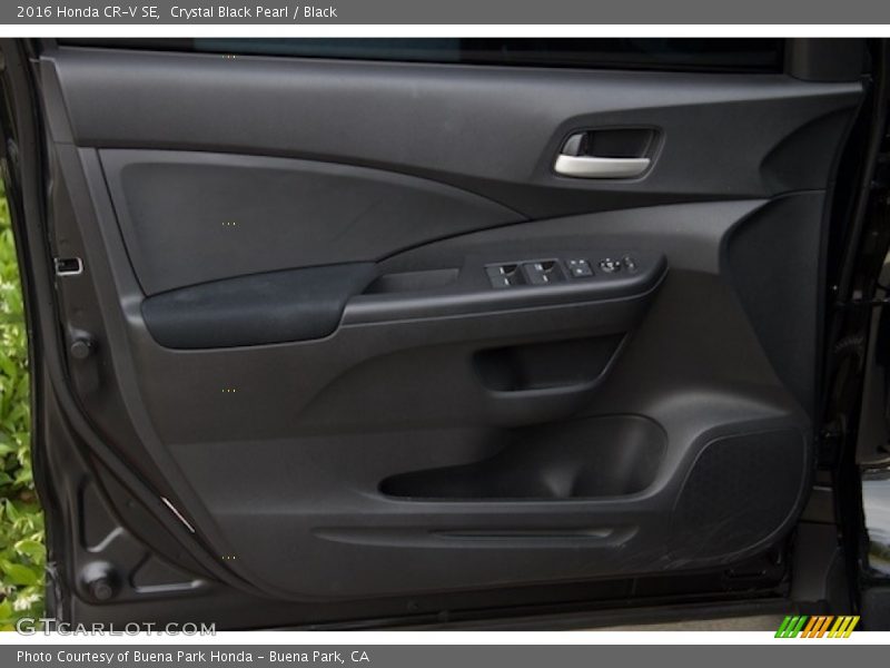 Crystal Black Pearl / Black 2016 Honda CR-V SE