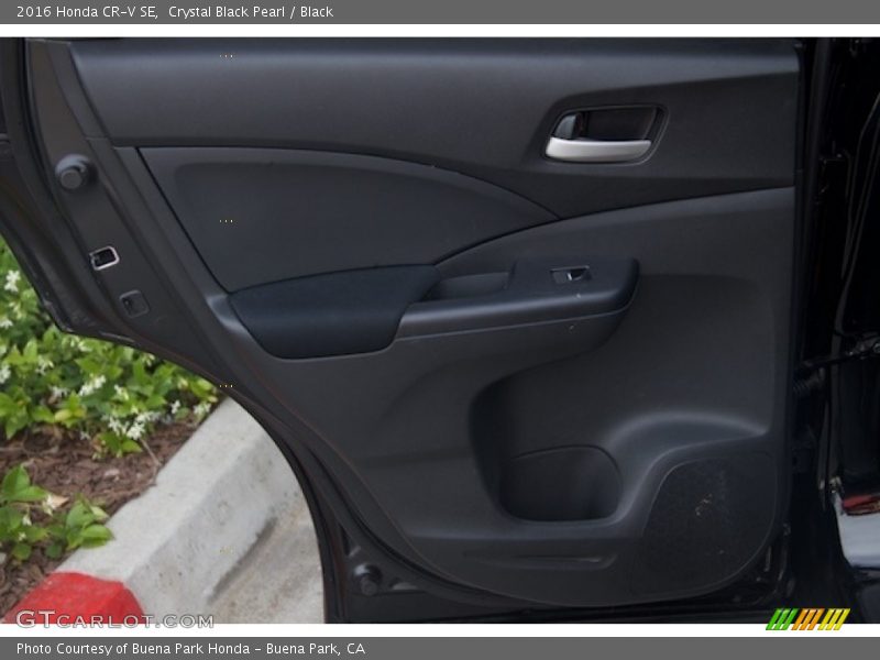 Crystal Black Pearl / Black 2016 Honda CR-V SE